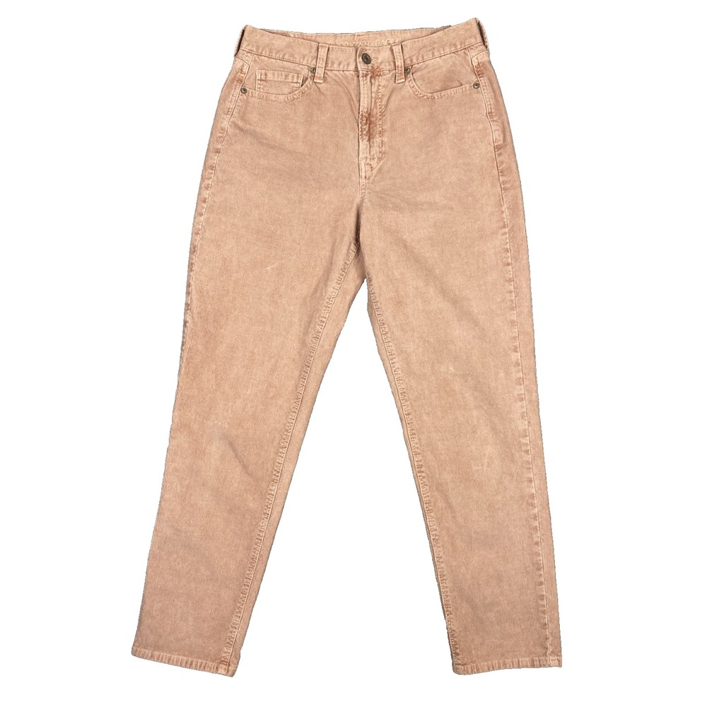 American‎ Eagle Mom Jean High Rise Corduroy Super Stretch Pants Womens 4 Pink